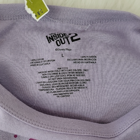 Awkward Purple LS Knit Shirt Size L Teen Girls New NWT - Picture 4 of 5